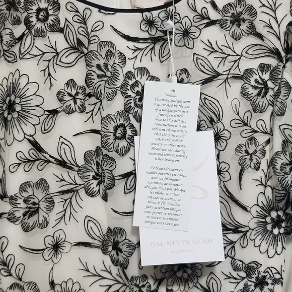 Gal Meets Glam Viola Raffia Floral Embroidered 0 - Picture 6 of 10